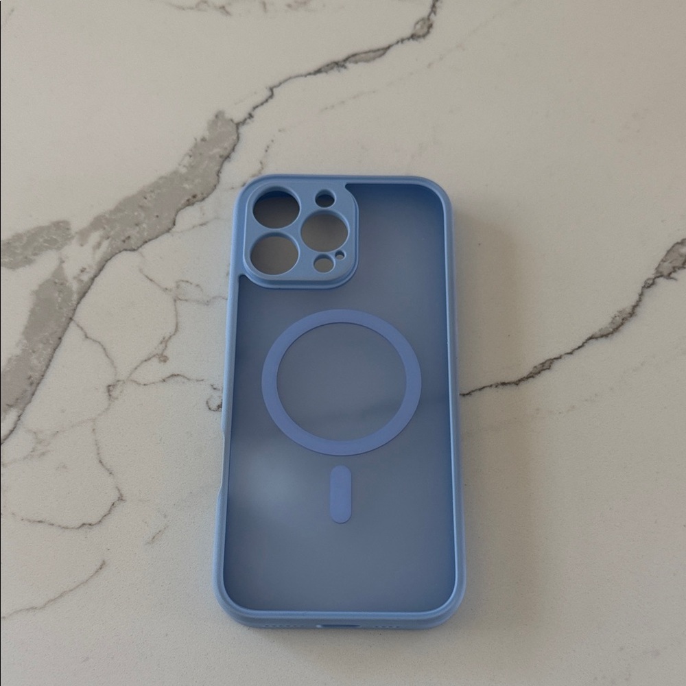 Blue Silicone Phone Case